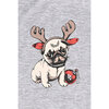 Matching family, ultra soft long sleeve PJ set - Christmas pug - 3