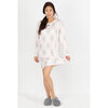Ultra soft hacci knit nightgown - Soft argyle