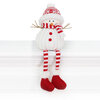 Danson - Christmas fabric sitting snowman with toque