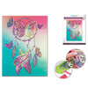 Craft Medley - Diamond painting canvas art kit, 12"x16" - Dream catcher - 2