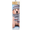 Printed photoreal throw with sherpa backing, 48"x60" - Puppy with toque - 2