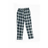 Stretch knit jogger pyjama pants - Green tartan - 2