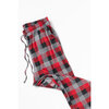 Stretch knit jogger pyjama pants - Buffalo red plaid