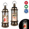 Danson - Light-up Christmas lantern with spinning water - Snowman family - 2