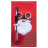 Bloc-notes à couverture rigide avec stylo gel, 300 feuilles - Papa Noël au chocolat chaud