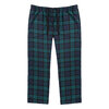 Men's pressed polar pyjama bottoms - Green tartan - 2