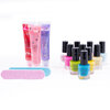 Kozmic Colours - Nail polish set with boonus nail files & lip gloss - 2