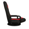 360 degree swivel gaming floor chair with foldable & adjustable backrest - 3