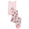 Ultra soft pyjama set, fleece pants, sleepy bear with hearts - 2