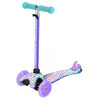 Rugged Racers - Trottinette pour enfants avec hauteur réglable et roues DEL