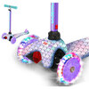 Rugged Racers - Trottinette pour enfants avec hauteur réglable et roues DEL - 2