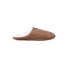 Men's faux-fur lined mule slippers