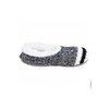 Men's cabin-style knit slippers with sherpa lining