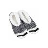 Men's cabin-style knit slippers with sherpa lining - 3