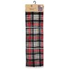 Flannel throw with sherpa reverse, 48"x60" - 2