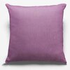 Velvet-feel, two-tone decorative cushion, 17.5"x17.5" - 2