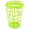 Durable laundry basket with lid, 55L