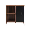 Metal and wood storage cabinet - 2