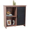 Metal and wood storage cabinet - 5