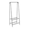 Home Basics - Freestanding garment rack with 2 shelves & hooks - 6