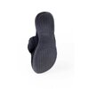 Crisscross terry slide slippers - Black - 5