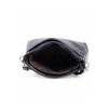 Textured faux-leather fashion handbag  - Black - 5