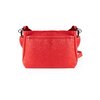 Textured faux-leather fashion handbag  - Red - 2