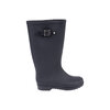 Matte knee-high rubber rain boots - 2
