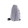 Sling bag, crossbody backpack with reversible shoulder strap - Grey - 3