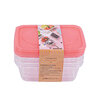 Rectangular food containers, pk. of 3 - 250ml - 2