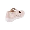 Perforated Mary Jane comfort flats with velcro straps - 4