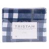 Collection TRISTAN - Ens. de draps unis - Carreaux bleus - 2