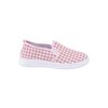 Women's low-top canvas slip-on sneakers, Houndstooth