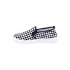 Women's low-top canvas slip-on sneakers, Houndstooth - 3