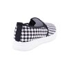 Women's low-top canvas slip-on sneakers, Houndstooth - 4