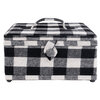 VIVACE Collection - Medium sewing basket - Buffalo plaid - 2