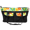 VIVACE Collection - Knitting tote bag - Black daisies