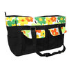 VIVACE Collection - Knitting tote bag - Black daisies - 2