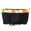 VIVACE Collection - Knitting tote bag - Black daisies - 3