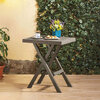 Resin folding patio side table - 2