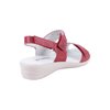 Low wedge sandals with 3-point velcro adjustment - 4