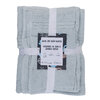 Cotton towel set, quick dry bath bundle, 6pcs - 2
