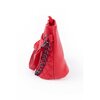 Quilted fashion bucket-style bag with metal chain strap - 3