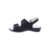 Low wedge sandals with 3-point velcro adjustment - 3