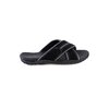 Men's criss-cross slide sandals with arch support
