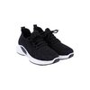 Mesh knit slip-in sneaker with laces - Black - 2