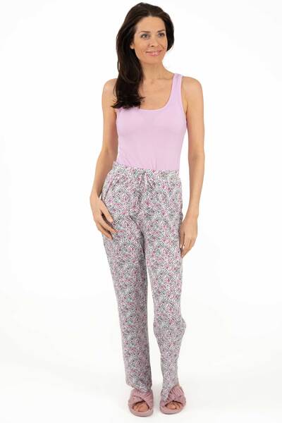 Lovasy Pantalon Pyjama Femme Polaire Flanelle – Bas De Pyjama Long Chaud D'Hiver Avec Poches – Ultra Doux Confort Maison