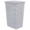 Manne &agrave; linge en plastique avec bordure noire - 52L - 2