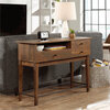 Modern 2-drawer wood console table - 4