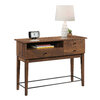 Modern 2-drawer wood console table - 5